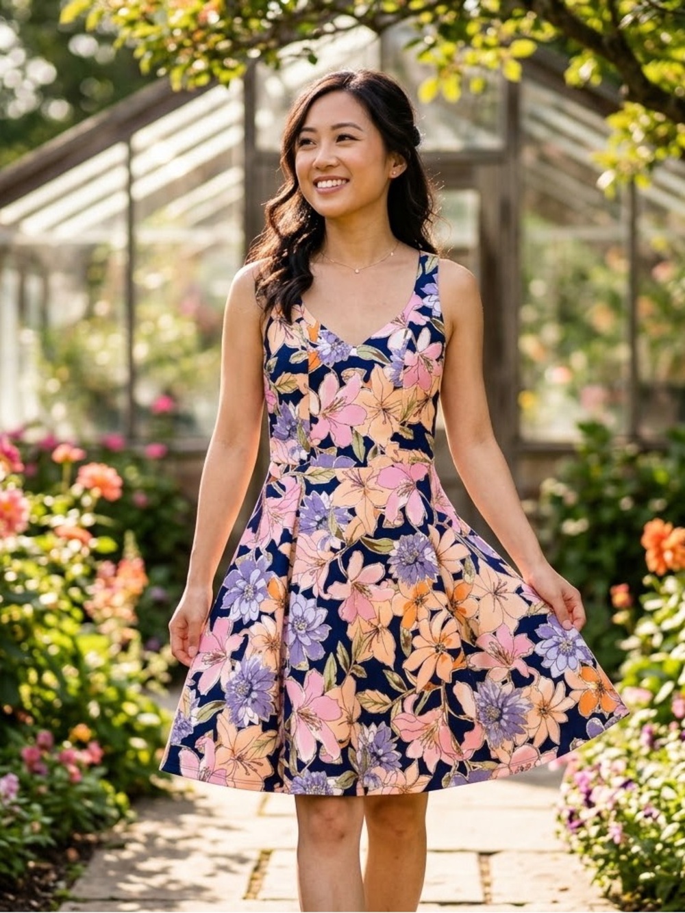 Floral Sleeveless Dress